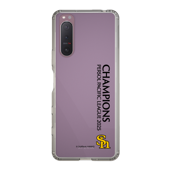 スリムプロテクションケース［ 福岡ソフトバンクホークス - PERSOL PACIFIC LEAGUE 2025 CHAMOIONS - 縦ロゴ ］