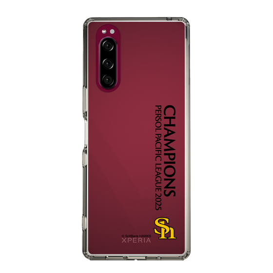 スリムプロテクションケース［ 福岡ソフトバンクホークス - PERSOL PACIFIC LEAGUE 2025 CHAMOIONS - 縦ロゴ ］