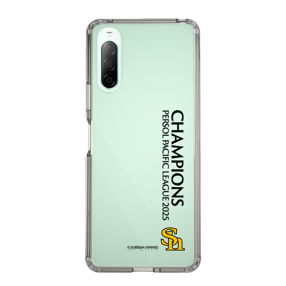 スリムプロテクションケース［ 福岡ソフトバンクホークス - PERSOL PACIFIC LEAGUE 2025 CHAMOIONS - 縦ロゴ ］