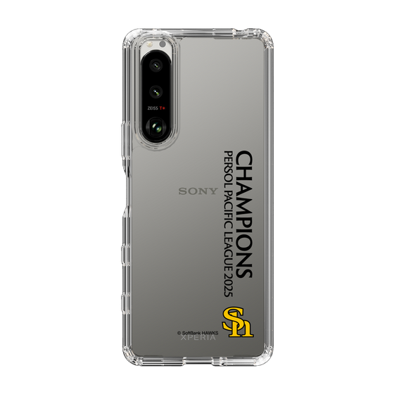 スリムプロテクションケース［ 福岡ソフトバンクホークス - PERSOL PACIFIC LEAGUE 2025 CHAMOIONS - 縦ロゴ ］