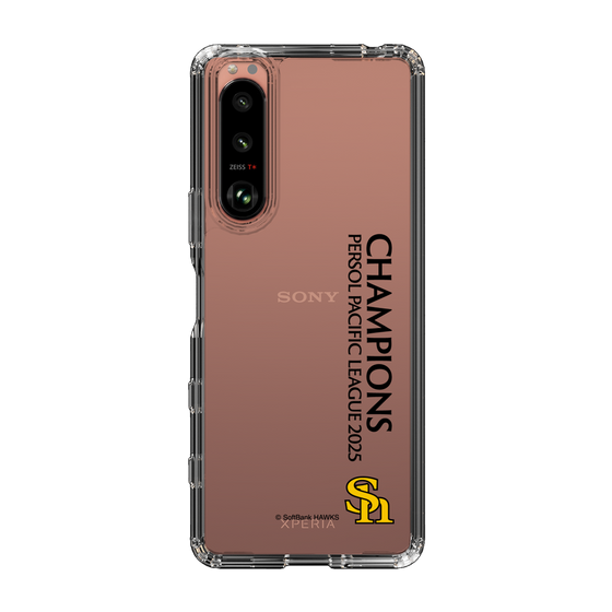 スリムプロテクションケース［ 福岡ソフトバンクホークス - PERSOL PACIFIC LEAGUE 2025 CHAMOIONS - 縦ロゴ ］