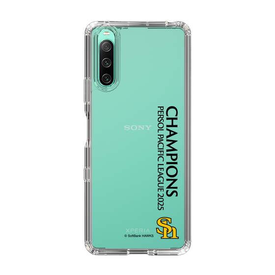 スリムプロテクションケース［ 福岡ソフトバンクホークス - PERSOL PACIFIC LEAGUE 2025 CHAMOIONS - 縦ロゴ ］