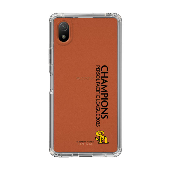 スリムプロテクションケース［ 福岡ソフトバンクホークス - PERSOL PACIFIC LEAGUE 2025 CHAMOIONS - 縦ロゴ ］