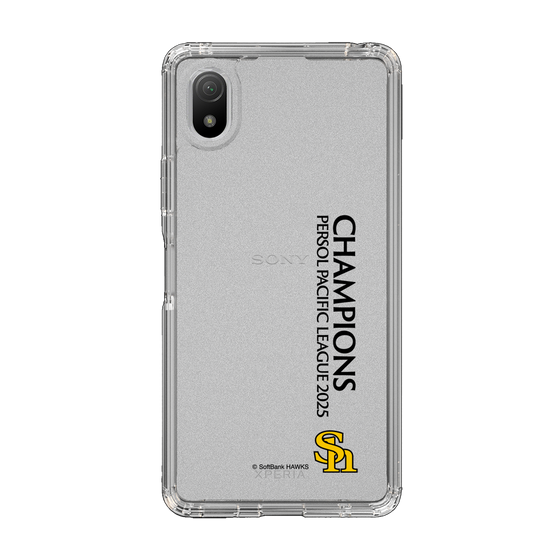 スリムプロテクションケース［ 福岡ソフトバンクホークス - PERSOL PACIFIC LEAGUE 2025 CHAMOIONS - 縦ロゴ ］