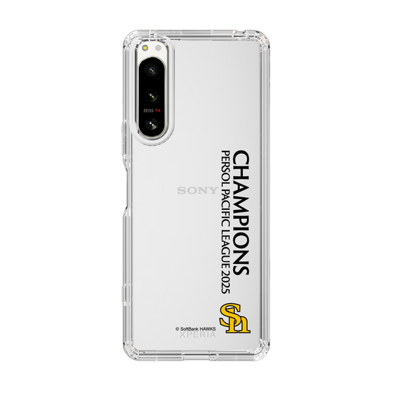 スリムプロテクションケース［ 福岡ソフトバンクホークス - PERSOL PACIFIC LEAGUE 2025 CHAMOIONS - 縦ロゴ ］