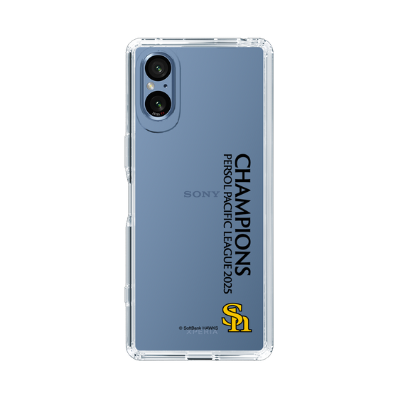 スリムプロテクションケース［ 福岡ソフトバンクホークス - PERSOL PACIFIC LEAGUE 2025 CHAMOIONS - 縦ロゴ ］
