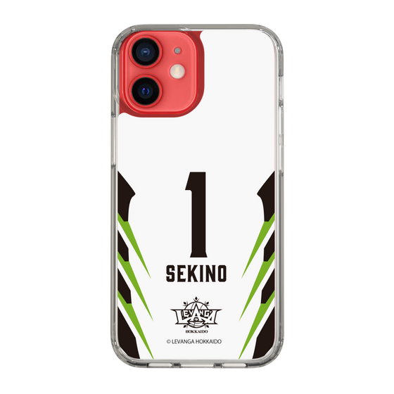 スリムプロテクションケース［ レバンガ北海道 - #1 SEKINO - AWAY - 裏 ］