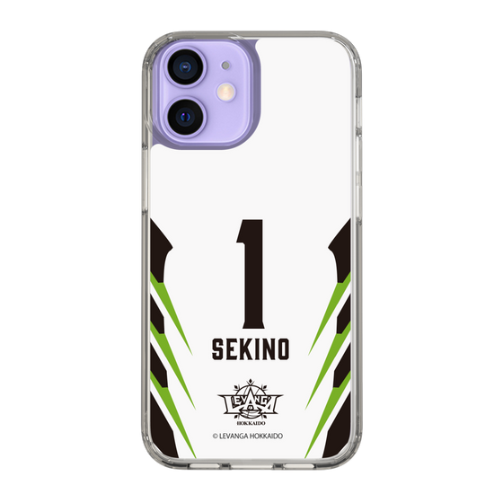 スリムプロテクションケース［ レバンガ北海道 - #1 SEKINO - AWAY - 裏 ］