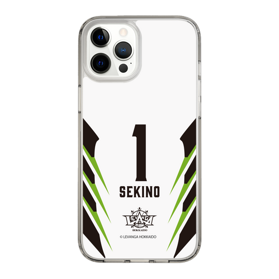 スリムプロテクションケース［ レバンガ北海道 - #1 SEKINO - AWAY - 裏 ］