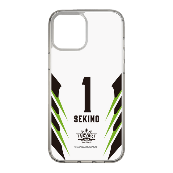 スリムプロテクションケース［ レバンガ北海道 - #1 SEKINO - AWAY - 裏 ］