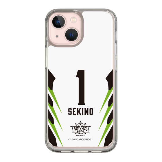 スリムプロテクションケース［ レバンガ北海道 - #1 SEKINO - AWAY - 裏 ］