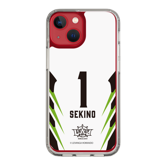 スリムプロテクションケース［ レバンガ北海道 - #1 SEKINO - AWAY - 裏 ］
