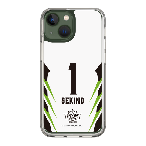 スリムプロテクションケース［ レバンガ北海道 - #1 SEKINO - AWAY - 裏 ］