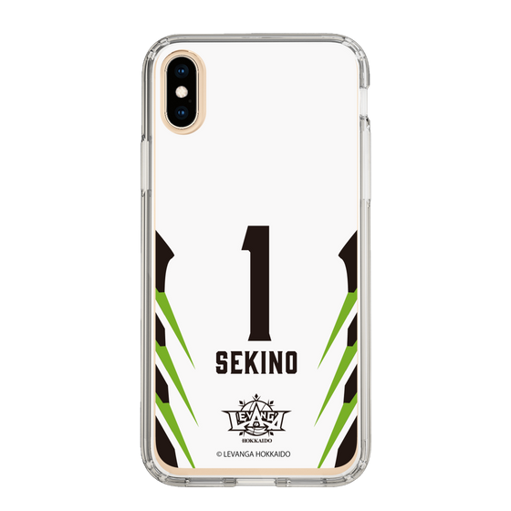 スリムプロテクションケース［ レバンガ北海道 - #1 SEKINO - AWAY - 裏 ］