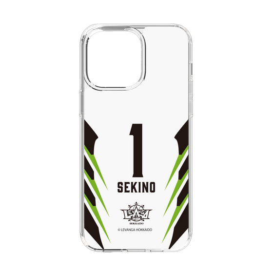 スリムプロテクションケース［ レバンガ北海道 - #1 SEKINO - AWAY - 裏 ］