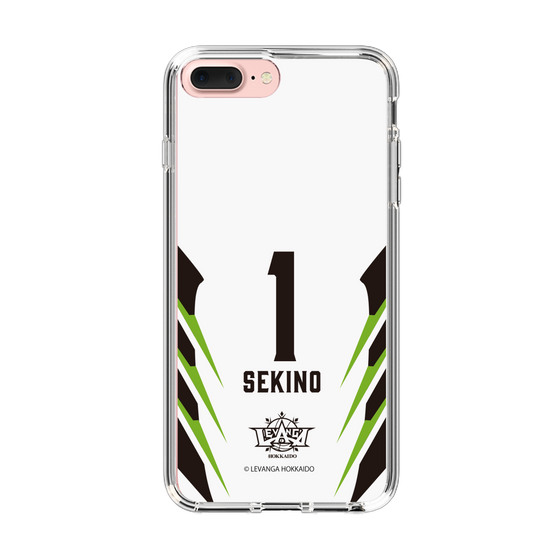 スリムプロテクションケース［ レバンガ北海道 - #1 SEKINO - AWAY - 裏 ］