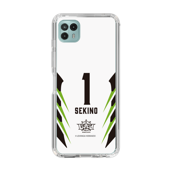 スリムプロテクションケース［ レバンガ北海道 - #1 SEKINO - AWAY - 裏 ］