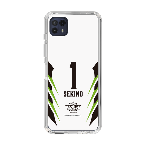 スリムプロテクションケース［ レバンガ北海道 - #1 SEKINO - AWAY - 裏 ］