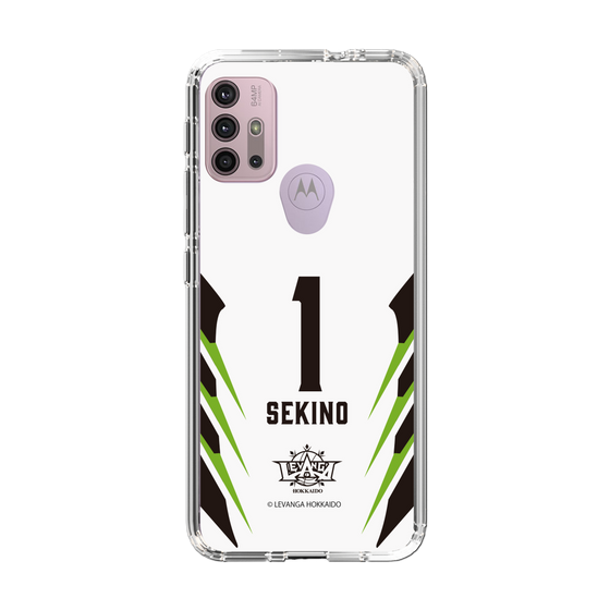スリムプロテクションケース［ レバンガ北海道 - #1 SEKINO - AWAY - 裏 ］
