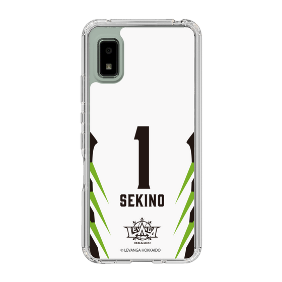 スリムプロテクションケース［ レバンガ北海道 - #1 SEKINO - AWAY - 裏 ］
