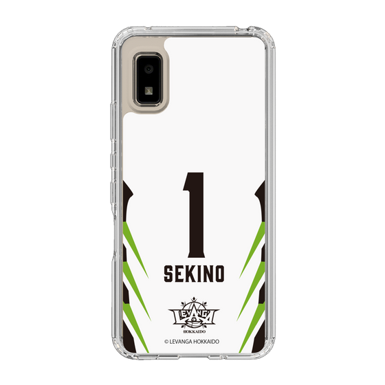 スリムプロテクションケース［ レバンガ北海道 - #1 SEKINO - AWAY - 裏 ］