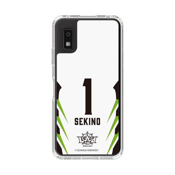 スリムプロテクションケース［ レバンガ北海道 - #1 SEKINO - AWAY - 裏 ］