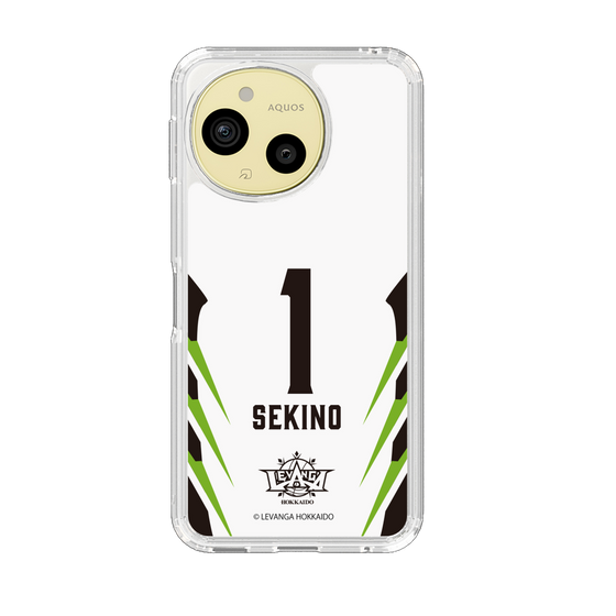 スリムプロテクションケース［ レバンガ北海道 - #1 SEKINO - AWAY - 裏 ］