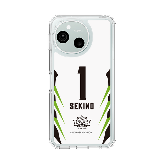スリムプロテクションケース［ レバンガ北海道 - #1 SEKINO - AWAY - 裏 ］