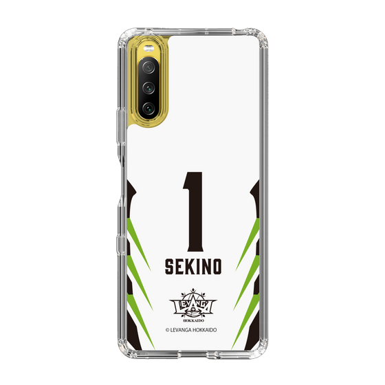 スリムプロテクションケース［ レバンガ北海道 - #1 SEKINO - AWAY - 裏 ］