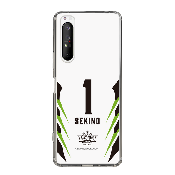 スリムプロテクションケース［ レバンガ北海道 - #1 SEKINO - AWAY - 裏 ］