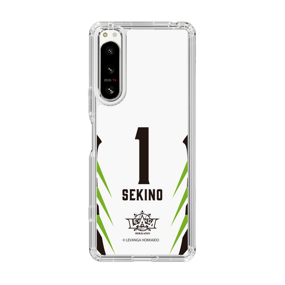 スリムプロテクションケース［ レバンガ北海道 - #1 SEKINO - AWAY - 裏 ］