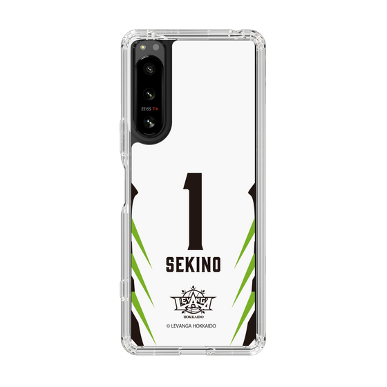 スリムプロテクションケース［ レバンガ北海道 - #1 SEKINO - AWAY - 裏 ］