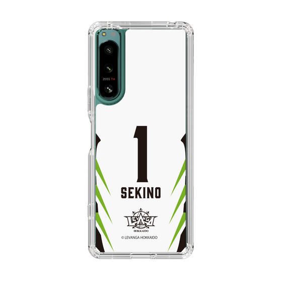 スリムプロテクションケース［ レバンガ北海道 - #1 SEKINO - AWAY - 裏 ］