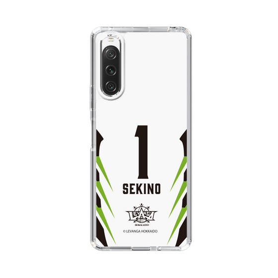 スリムプロテクションケース［ レバンガ北海道 - #1 SEKINO - AWAY - 裏 ］