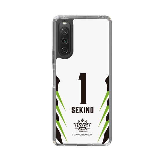 スリムプロテクションケース［ レバンガ北海道 - #1 SEKINO - AWAY - 裏 ］