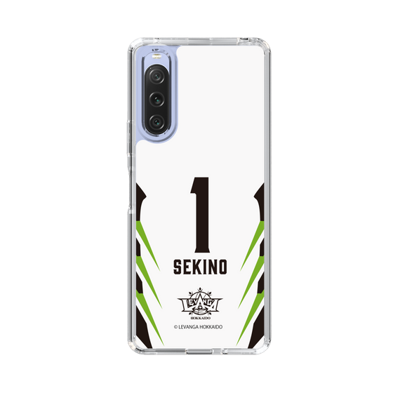 スリムプロテクションケース［ レバンガ北海道 - #1 SEKINO - AWAY - 裏 ］