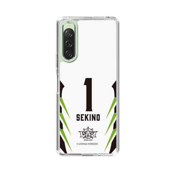 スリムプロテクションケース［ レバンガ北海道 - #1 SEKINO - AWAY - 裏 ］