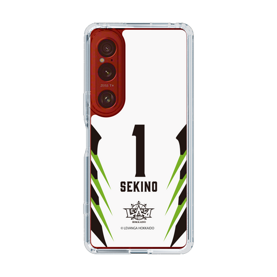 スリムプロテクションケース［ レバンガ北海道 - #1 SEKINO - AWAY - 裏 ］