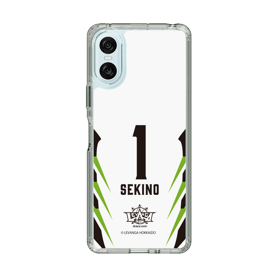 スリムプロテクションケース［ レバンガ北海道 - #1 SEKINO - AWAY - 裏 ］