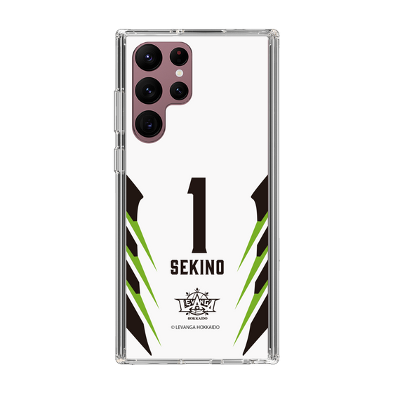 スリムプロテクションケース［ レバンガ北海道 - #1 SEKINO - AWAY - 裏 ］