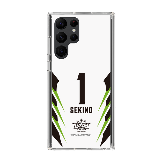 スリムプロテクションケース［ レバンガ北海道 - #1 SEKINO - AWAY - 裏 ］