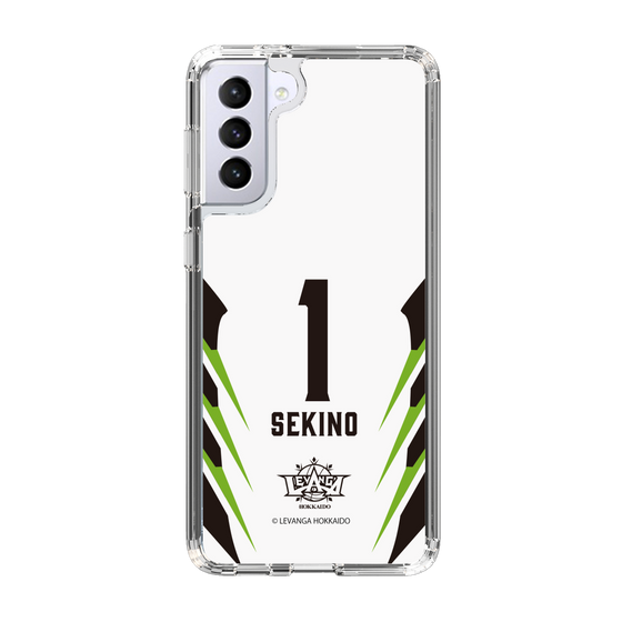 スリムプロテクションケース［ レバンガ北海道 - #1 SEKINO - AWAY - 裏 ］