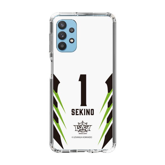 スリムプロテクションケース［ レバンガ北海道 - #1 SEKINO - AWAY - 裏 ］