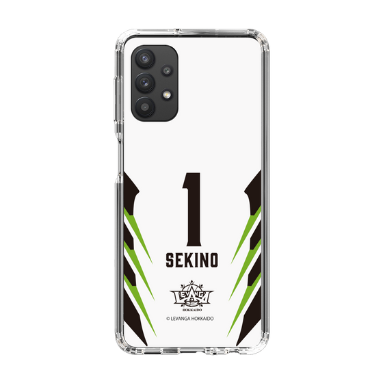 スリムプロテクションケース［ レバンガ北海道 - #1 SEKINO - AWAY - 裏 ］