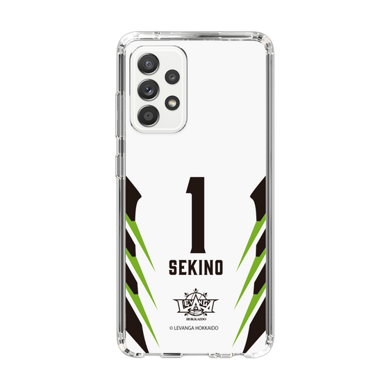 スリムプロテクションケース［ レバンガ北海道 - #1 SEKINO - AWAY - 裏 ］