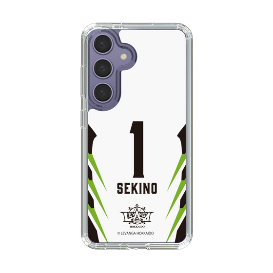 スリムプロテクションケース［ レバンガ北海道 - #1 SEKINO - AWAY - 裏 ］