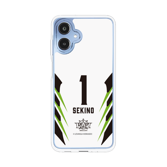 スリムプロテクションケース［ レバンガ北海道 - #1 SEKINO - AWAY - 裏 ］