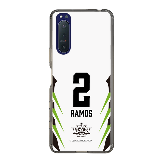 スリムプロテクションケース［ レバンガ北海道 - #2 RAMOS - AWAY - 裏 ］