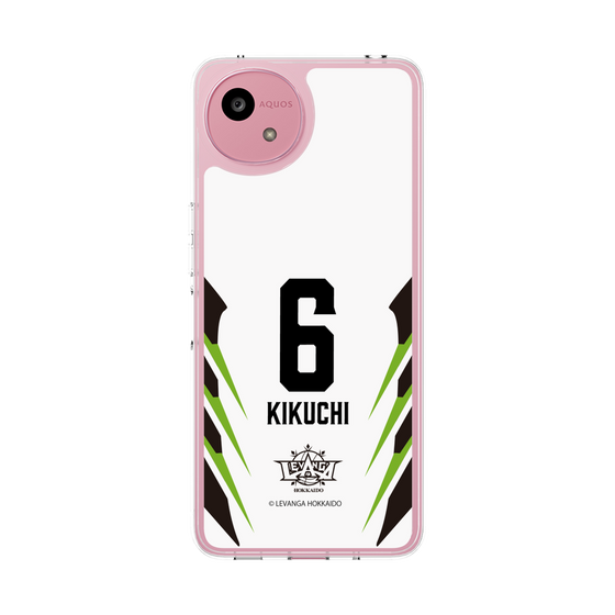 スリムプロテクションケース［ レバンガ北海道 - #6 KIKUCHI - AWAY - 裏 ］