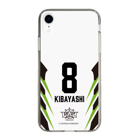 スリムプロテクションケース［ レバンガ北海道 - #8 KIBAYASHI - AWAY - 裏 ］